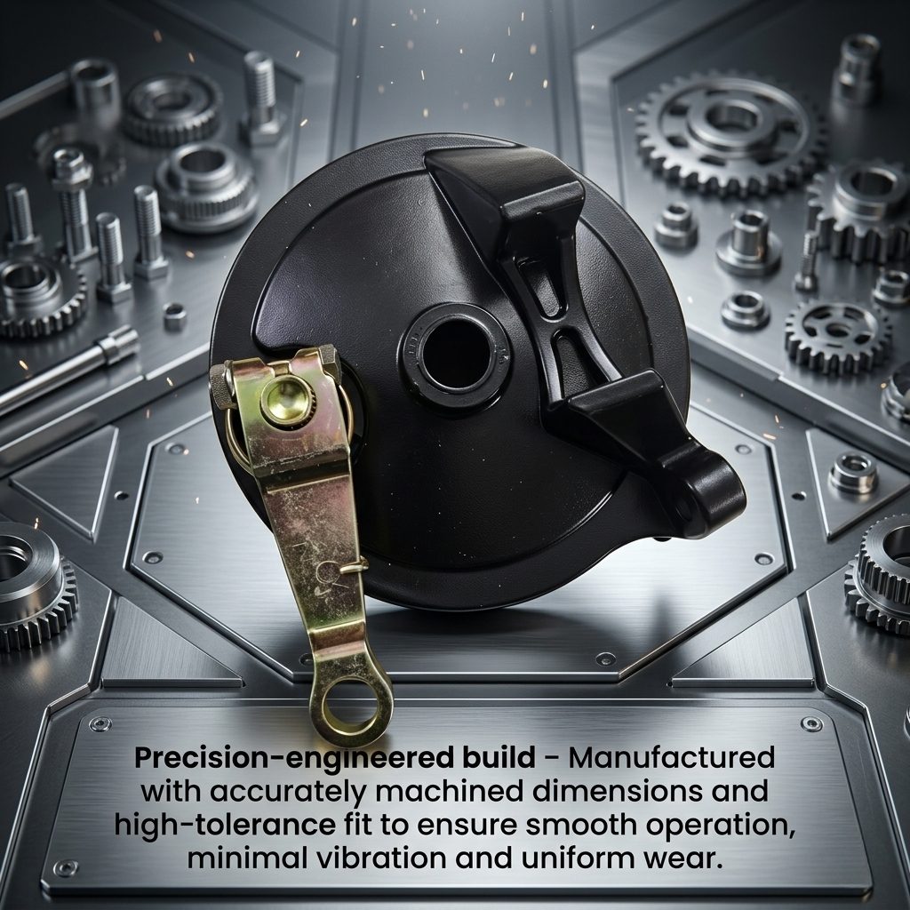 nitroniche drum brake plate for electric vehicles