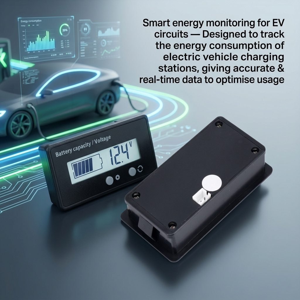 nitroniche electric bike voltage meter – lcd battery level indicator