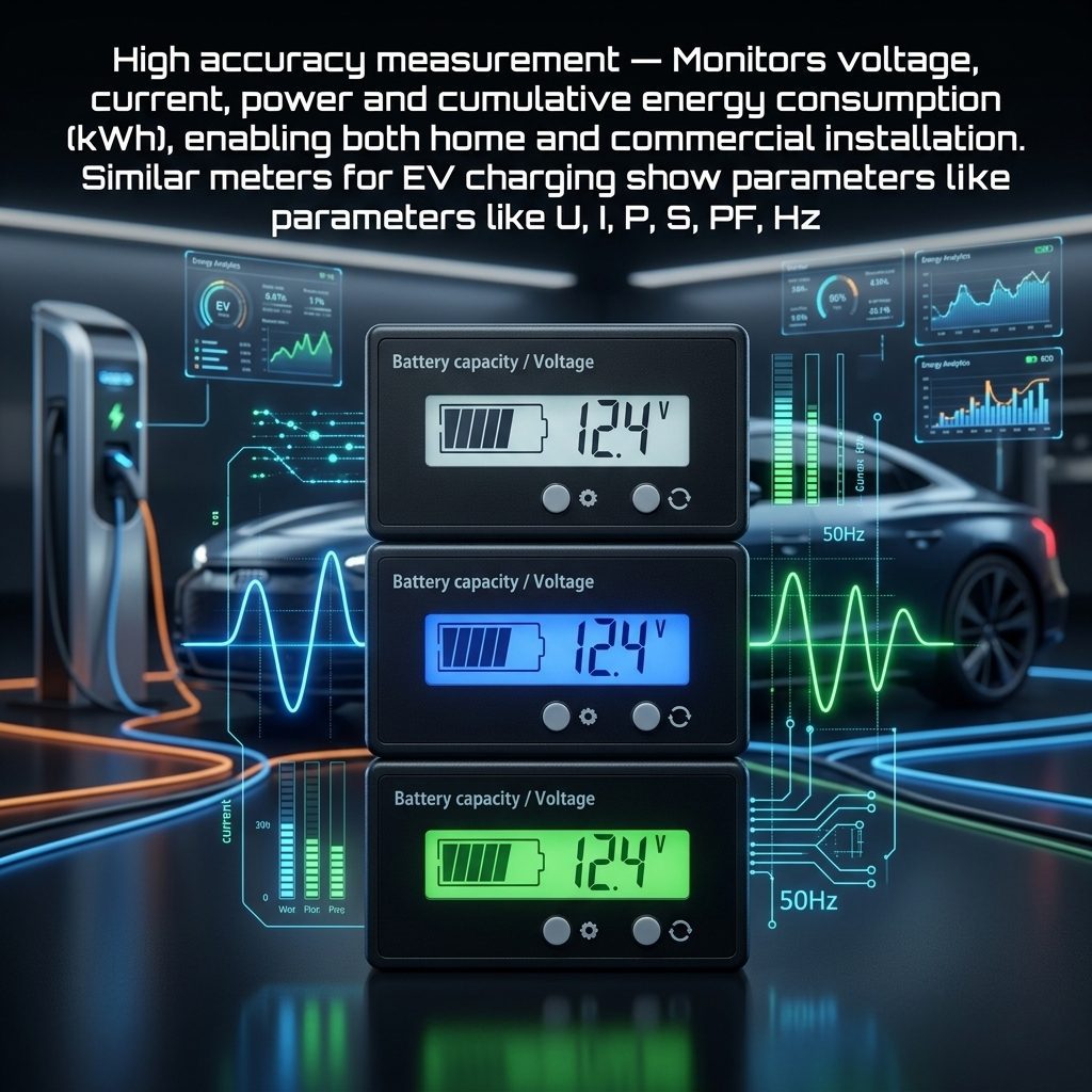 nitroniche electric bike voltage meter – lcd battery level indicator