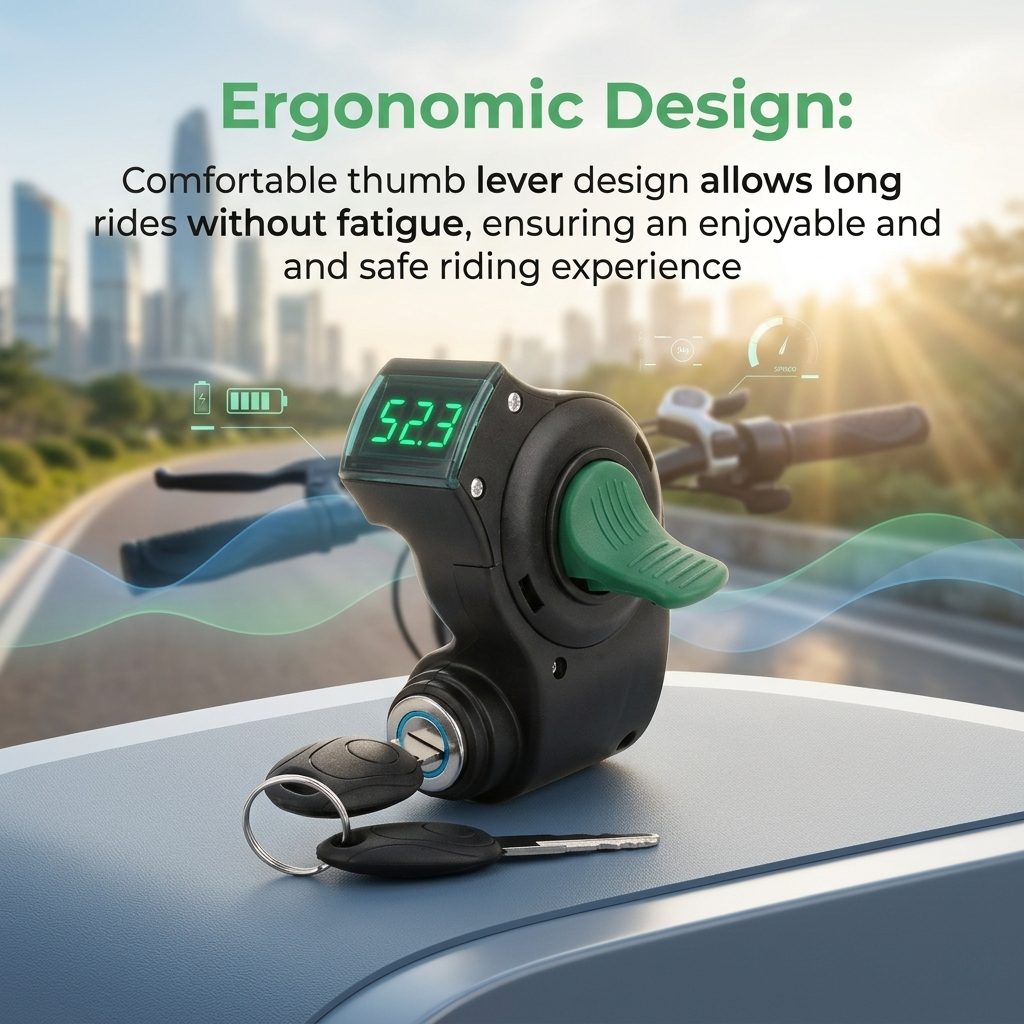 nitroniche nitroniche thumb throttle for electric motobike / cycle