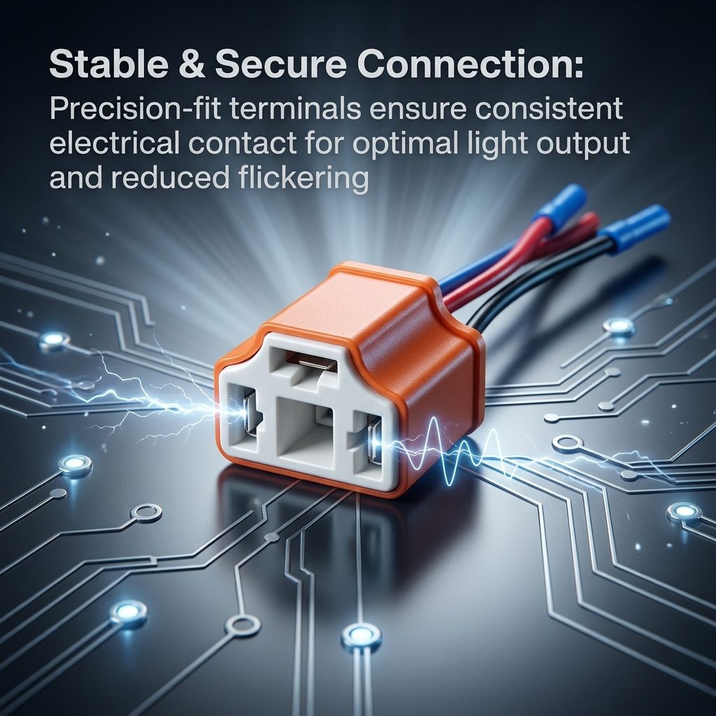 nitroniche ceramic h4 bulb holder leg type ( pack of 2 )