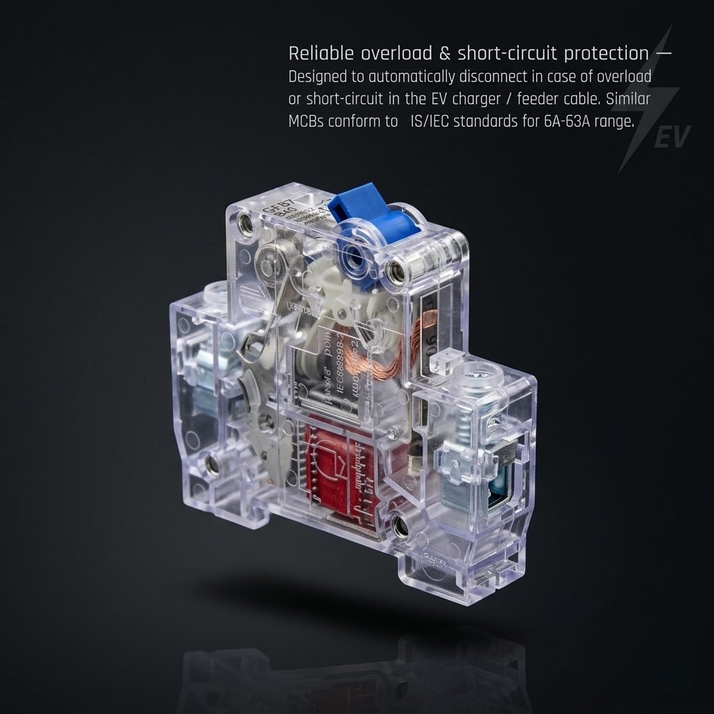 buy nitroniche 63a & 40a mcb for electric vehicles | reliable ev protection switches