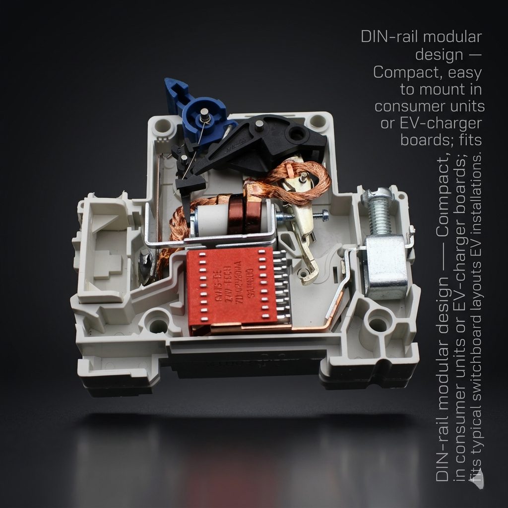 buy nitroniche 63a & 40a mcb for electric vehicles | reliable ev protection switches