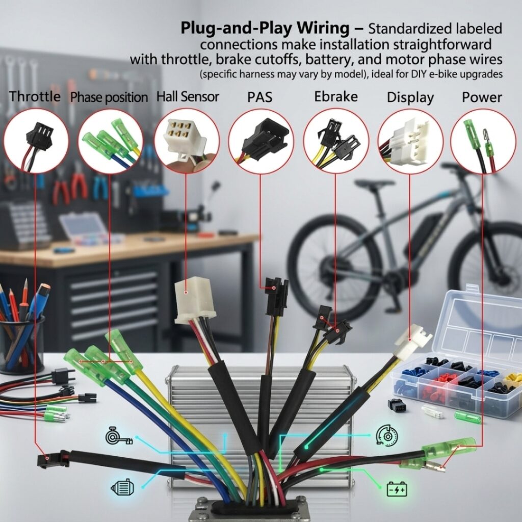 nitroniche electric bicycle controller 24v/36v 250w/350w