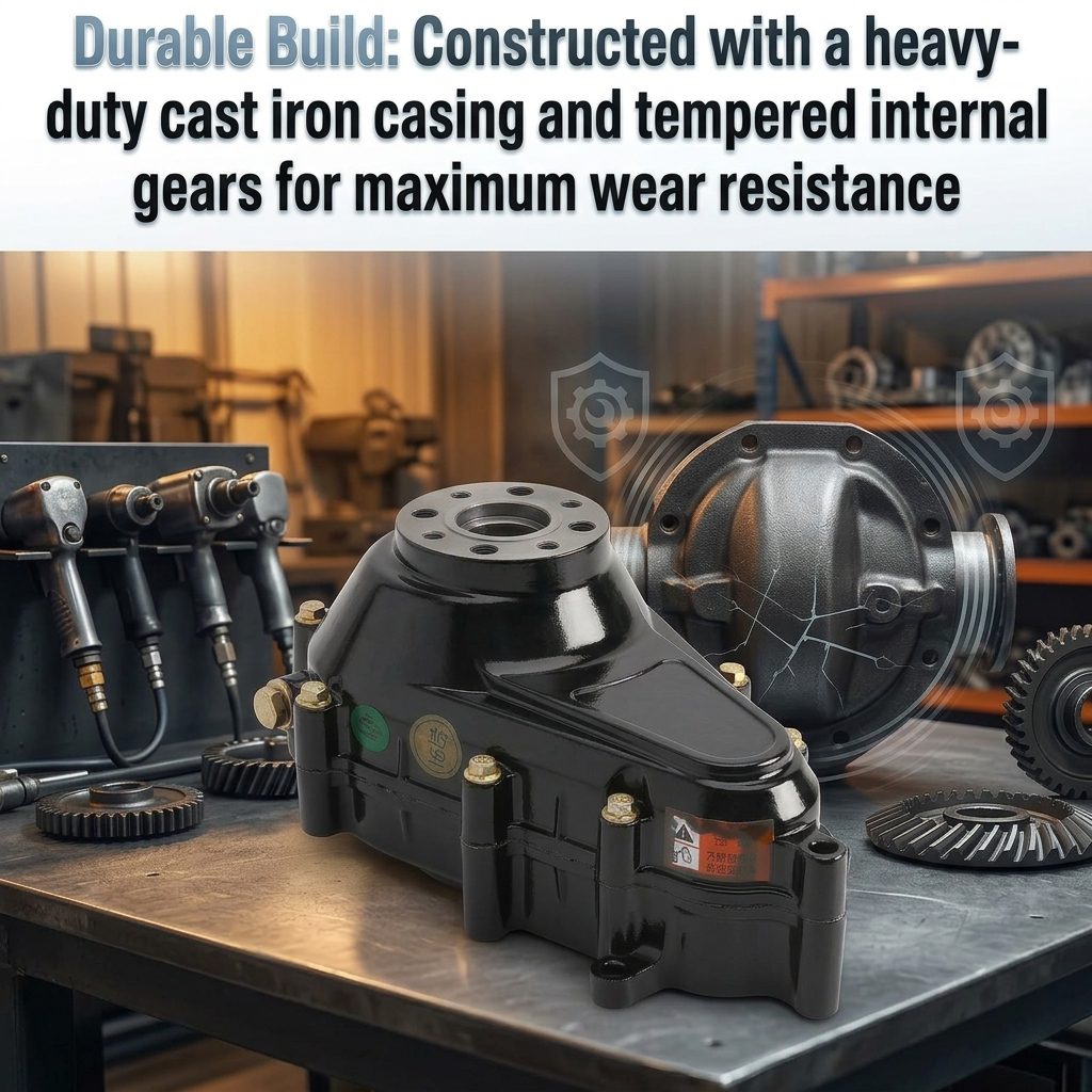 nitroniche electric rickshaw closed gear box 18t