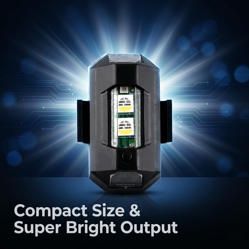 nitroniche universal helmet light safety signal aircraft