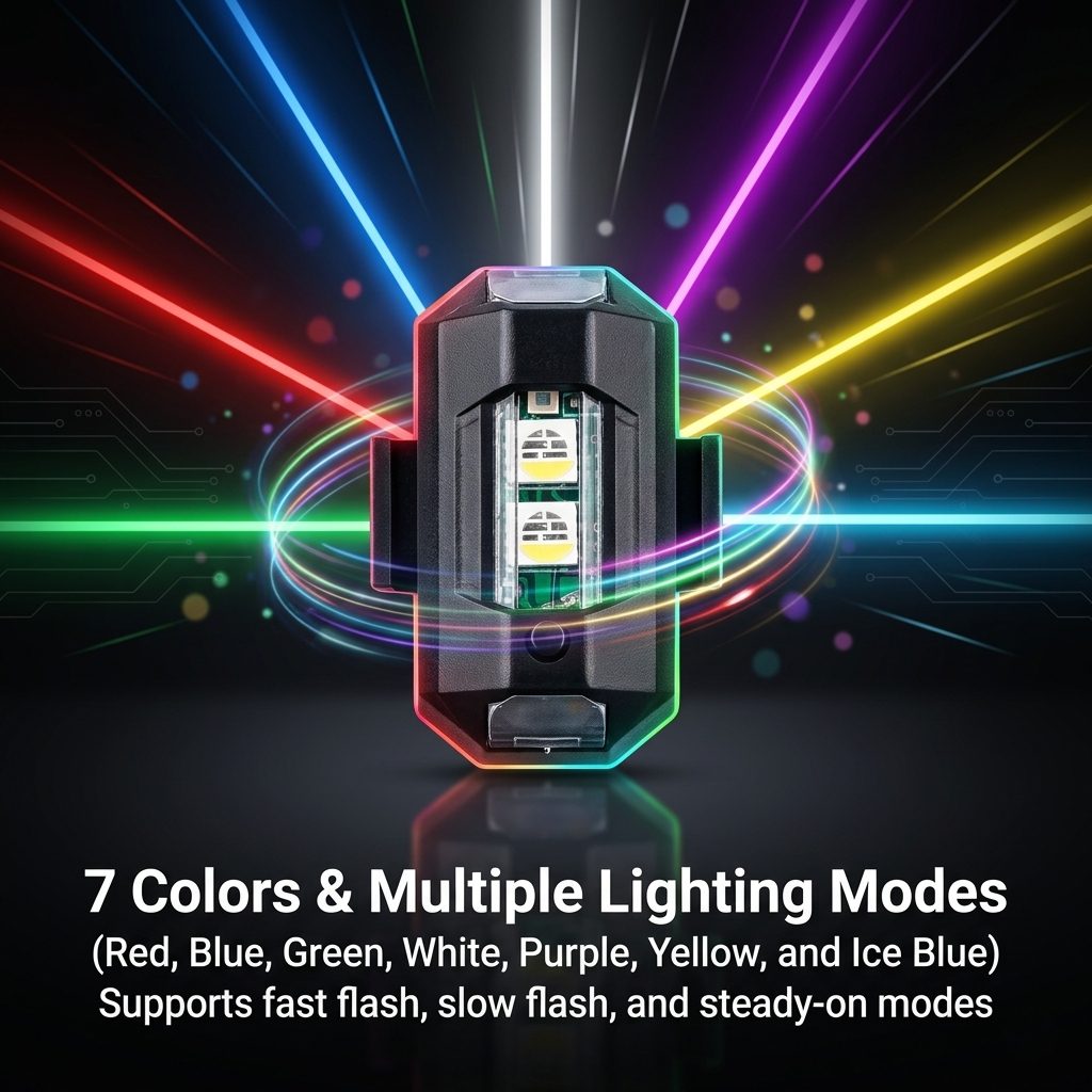 nitroniche universal helmet light safety signal aircraft