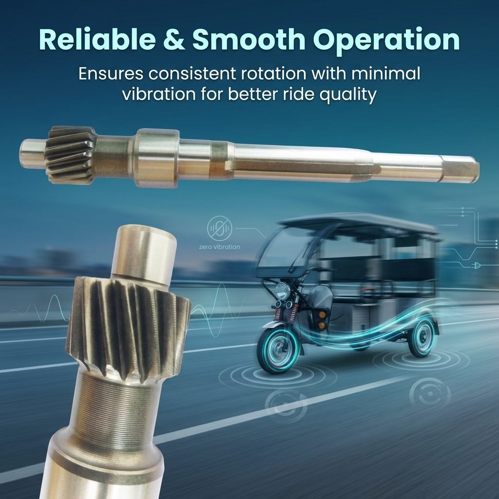 nitroniche electric rickshaw motor shaft 1000w / 1200w