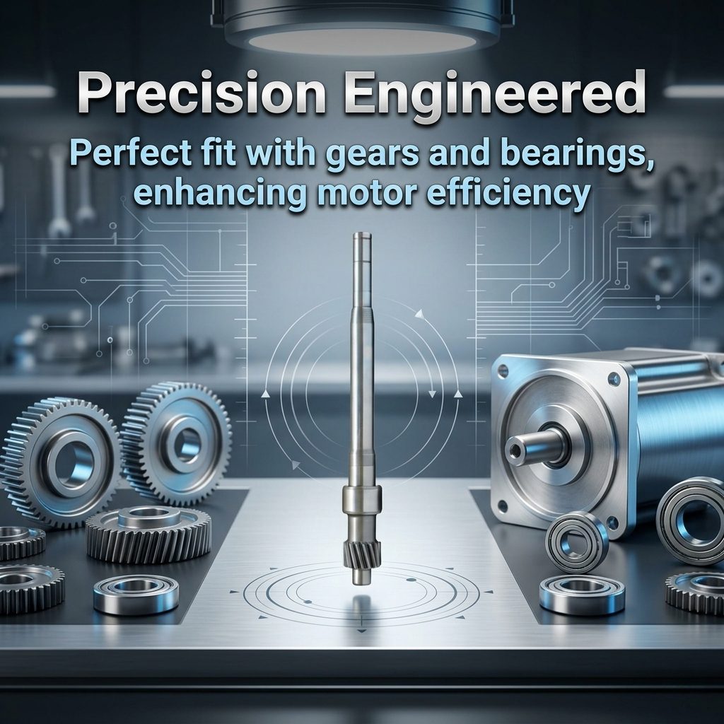 nitroniche electric rickshaw motor shaft 1000w / 1200w