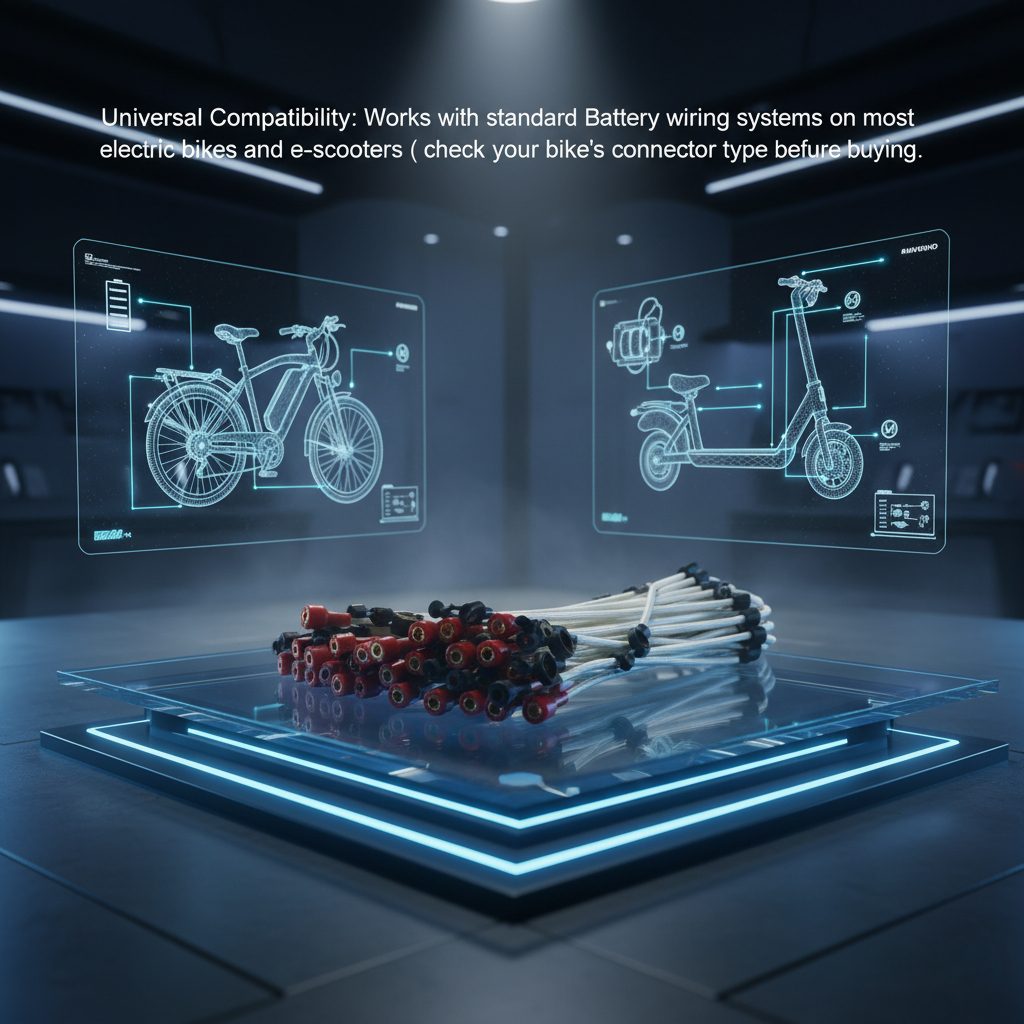 nitroniche electric bike smf battery wire connectors heavy