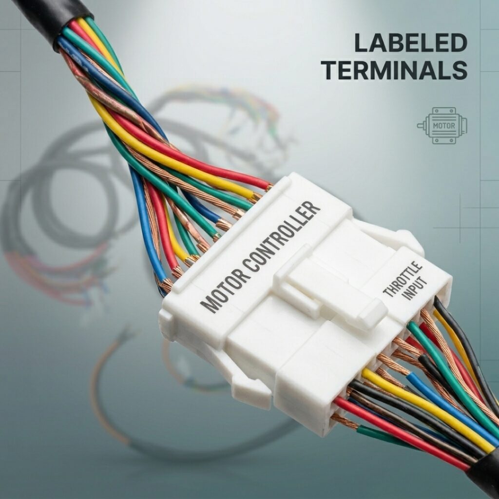 nitroniche e rickshaw wiring harness | complete heavy duty – universal ( full wiring kit )