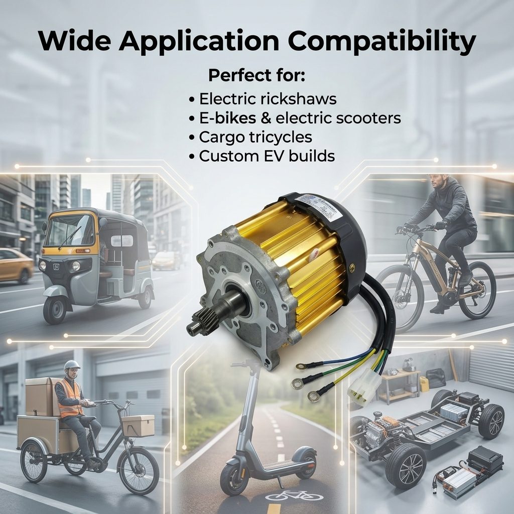 BLDC hub motor 1000W 1500W