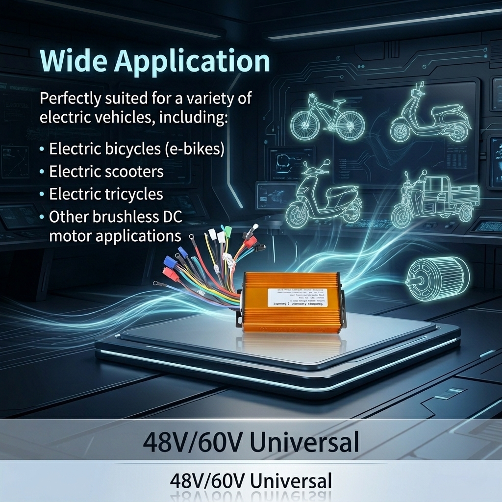 nitroniche brushless intelligent controller 48v/60v ( 50a 75a )