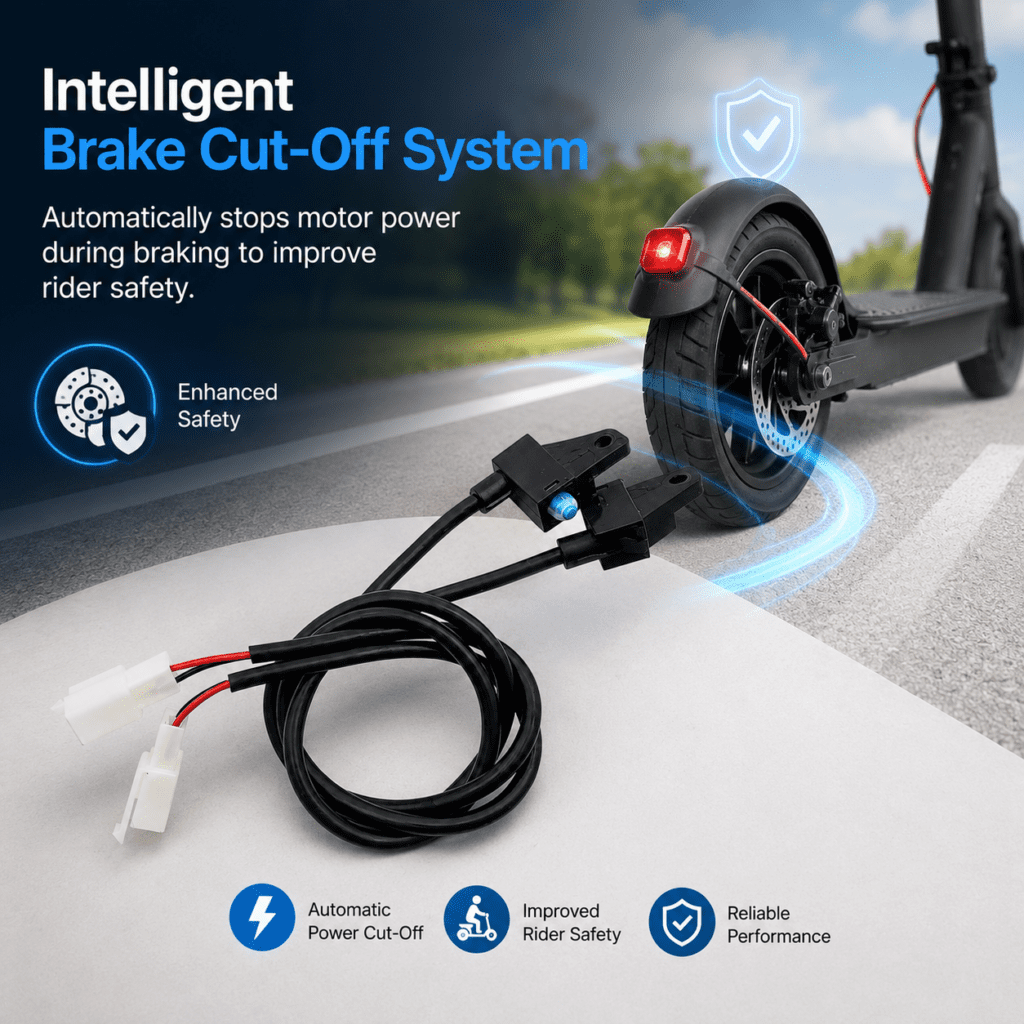 NITRONICHE Disc Brake Sensor Set for Electric Bikes nitroniche disc brake sensor for electric bikes & scooters – left and right brake cut off sensor set