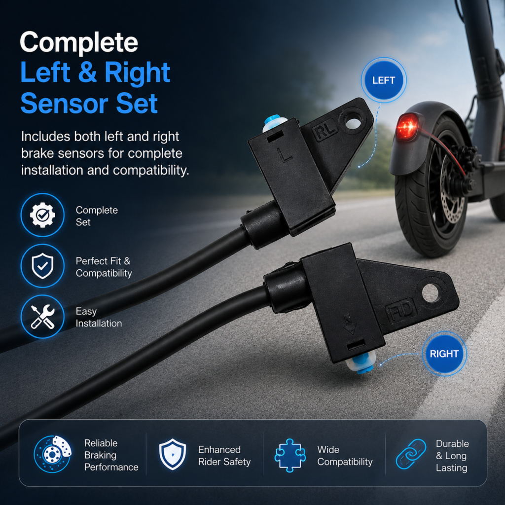 NITRONICHE Disc Brake Sensor Set for Electric Bikes nitroniche disc brake sensor for electric bikes & scooters – left and right brake cut off sensor set